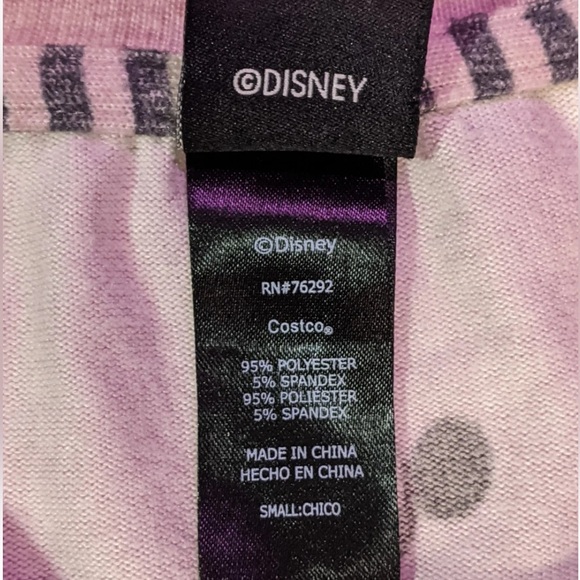 Disney Mickey Minnie Pink Gray Pajamas Jogger Set Small Soft Two-piece Cozy - Picture 12 of 16